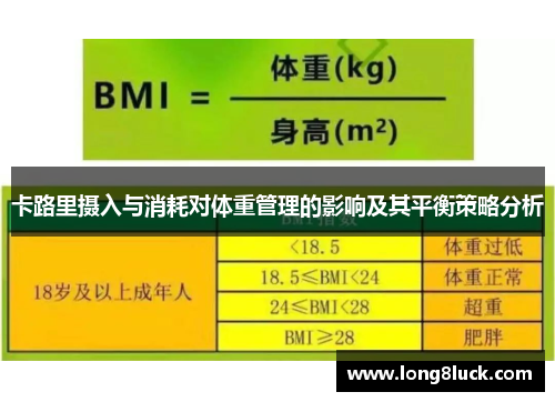 卡路里摄入与消耗对体重管理的影响及其平衡策略分析